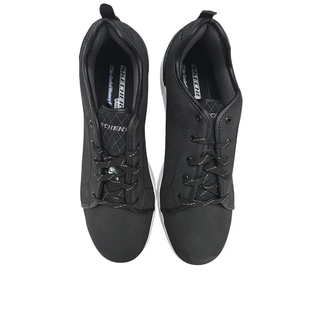 Skechers Men's Steel Toe Steel Plate Skate Safety Work Shoe 99999071 Black 14M - Picture 8 of 9